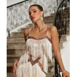 Рокля в стил Гетсби с ресни и пайети