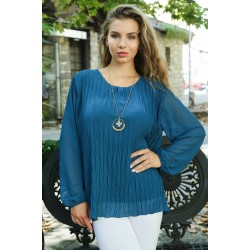 Блуза кръстосан солей