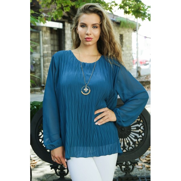 Блуза кръстосан солей Блуза кръстосан солей