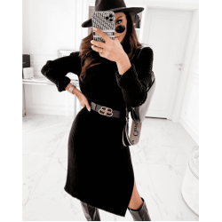 Рокля плетиво зимна