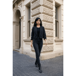 Късо бяло сако