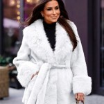 Вталено еко-палто с колан