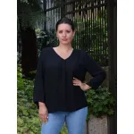 Черна дамска блузка