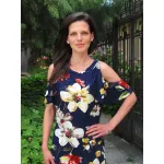 Дълга рокля цветя Дълга рокля цветя