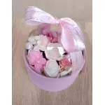 Букет от сапунени цветя в кутия