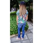 Блуза с флорални мотиви