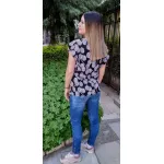 Блузка в черно и бяло