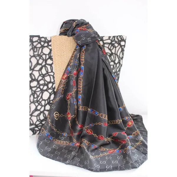 Копринен шал на GUCCI