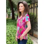 Лятна блуза с къс ръкав Мари Лятна блуза с къс ръкав Мари