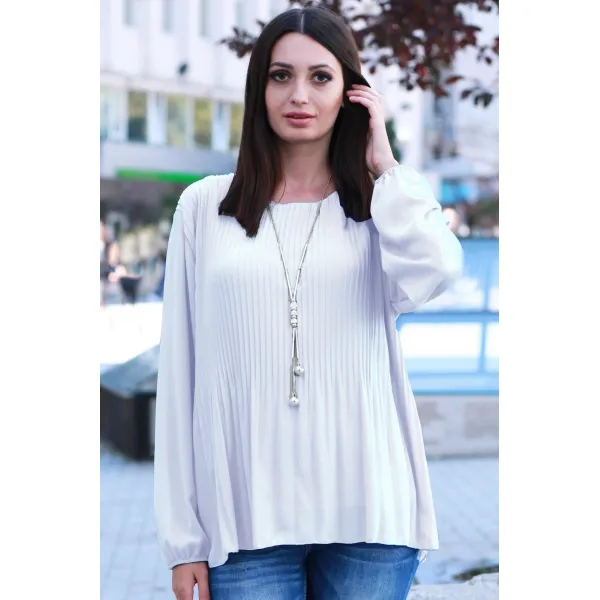 Официална бяла блуза Камелия Официална бяла блуза Камелия