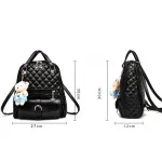 Черна Раничка Leilani Black + мече