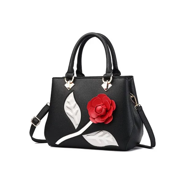 Дамска чанта 3D Rose Black