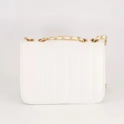 Бяла чанта тип плик