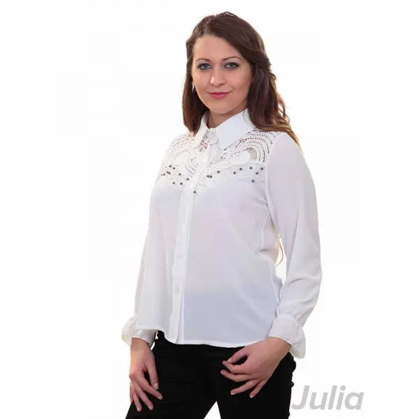 Бяла официална риза