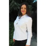 Бяла памучна риза Бяла памучна риза