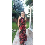 Дълга шифонена рокля Дълга шифонена рокля