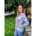 Блуза с дълъг ръкав фино плетиво