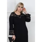 Черна елегантна рокля 