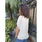 Дамска блуза от шифон щампа Дамска блуза от шифон щампа