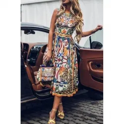 Лятна рокля миди