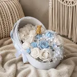 Букет "Бебешко кошче" за новородено