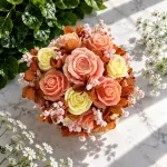 Букет от свещи в кутия