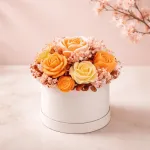 Букет от свещи в кутия