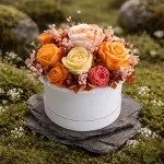 Букет от свещи в кутия