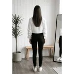 Късо бяло сако